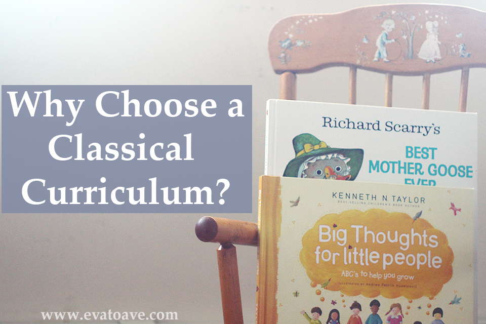 Classical Curriculum in Rocking Chair with Text