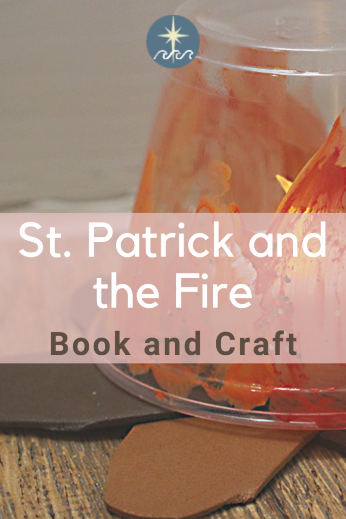 St. Patrick and the Fire Pin Craft up with foam wood