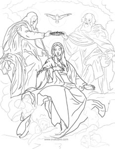 Mary Crowned by the Trinity